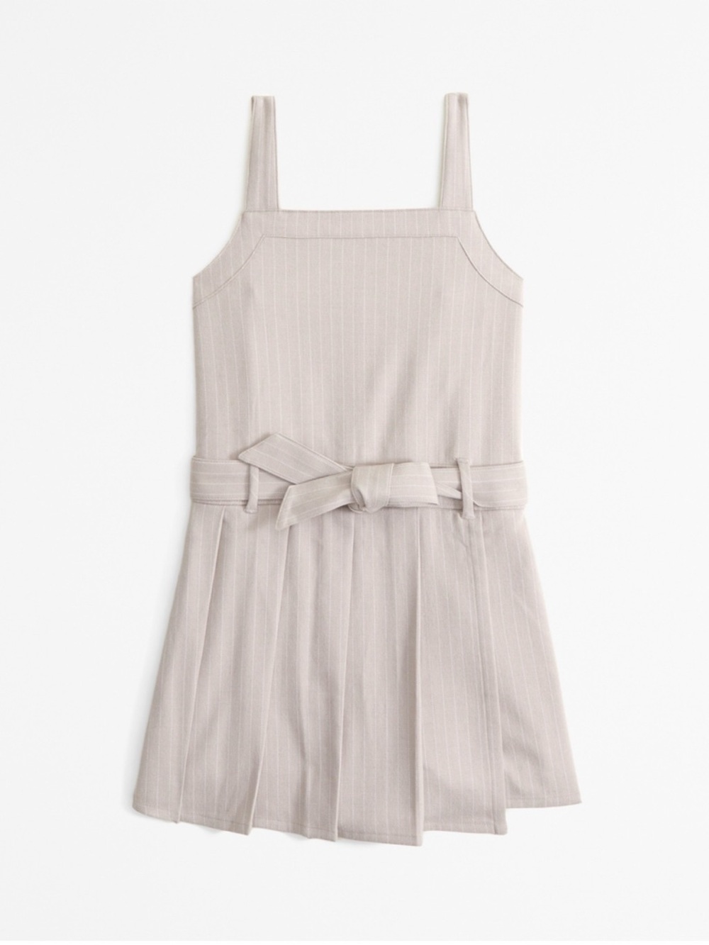 Abercrombie Kids Pinstripe Belted Skort